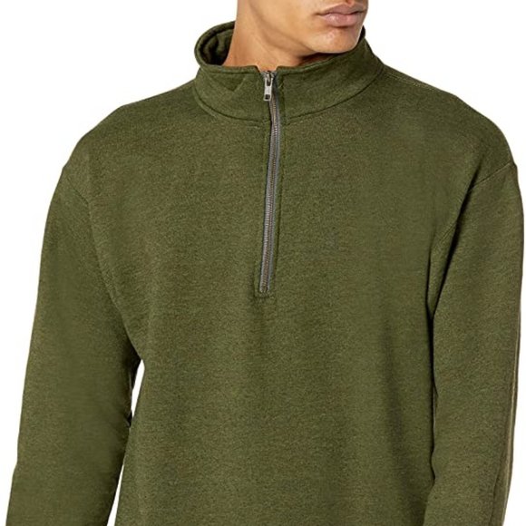Gildan Forest Green Quarter-Zip - Picture 2 of 2